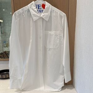 Anine Bing crisp white cotton shirt